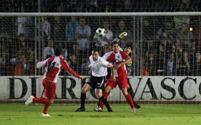 Imatge de la famosa acció del gol fantasma de Joel | Cedida